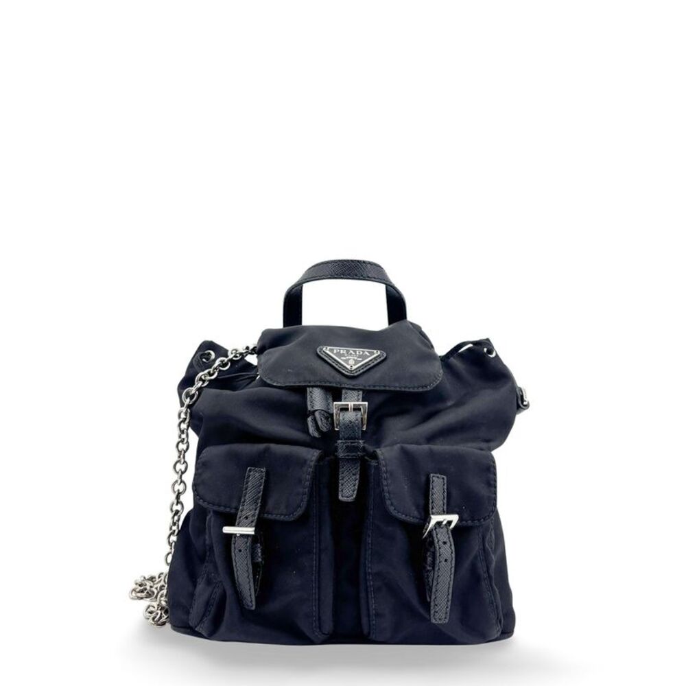 Prada Bella Mini Chain Backpack
